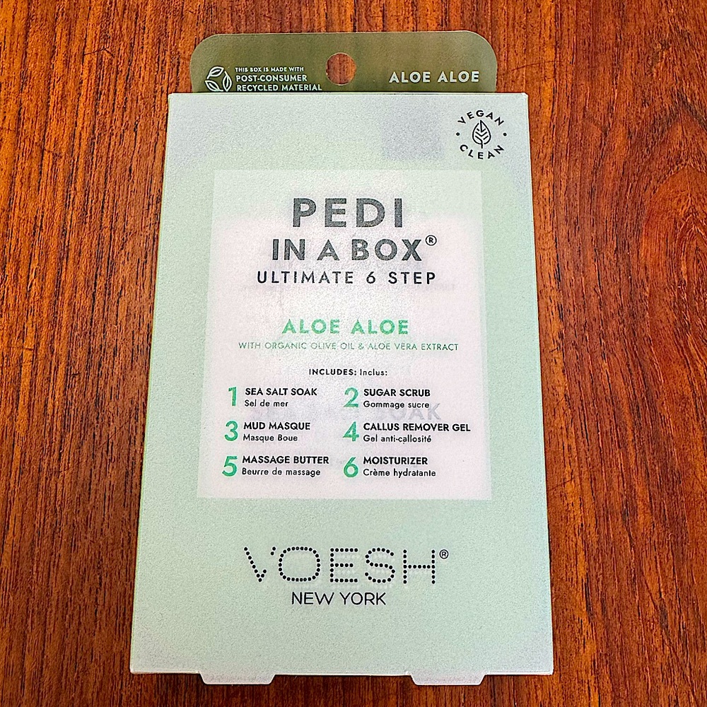 Voesh New York Pedi in a Box - Aloe Aloe